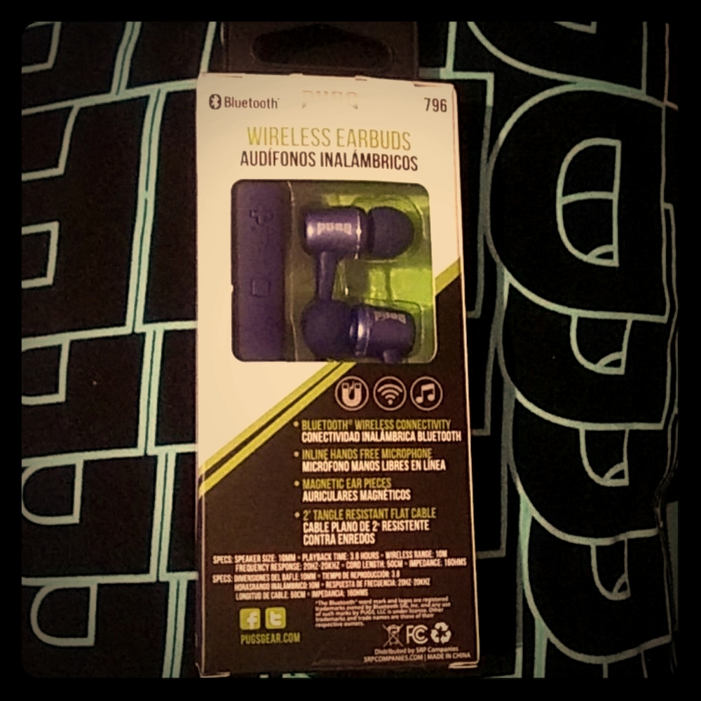 Pugs Bluetooth Wireless Earbuds